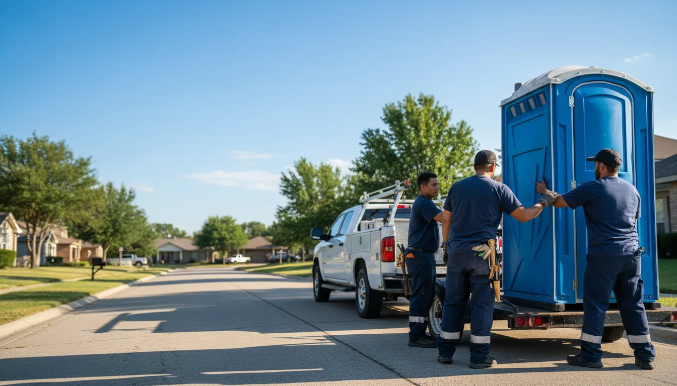 Portable Toilet Rental in Lawrence, KS near me
